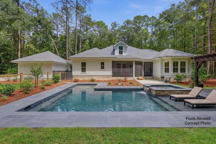 Exterior details and patio area of a home in , Seabrook (Image 35).