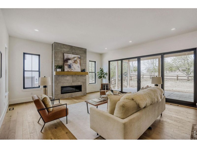 Furnished interior view inside a new home in , Loveland (Image 8).