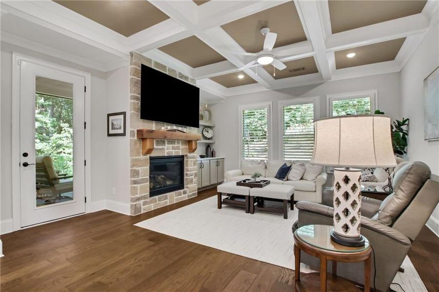 Furnished interior view inside a new home in , Cumming (Image 10). Furnished interior view inside a new home in , Cumming (Image 10).