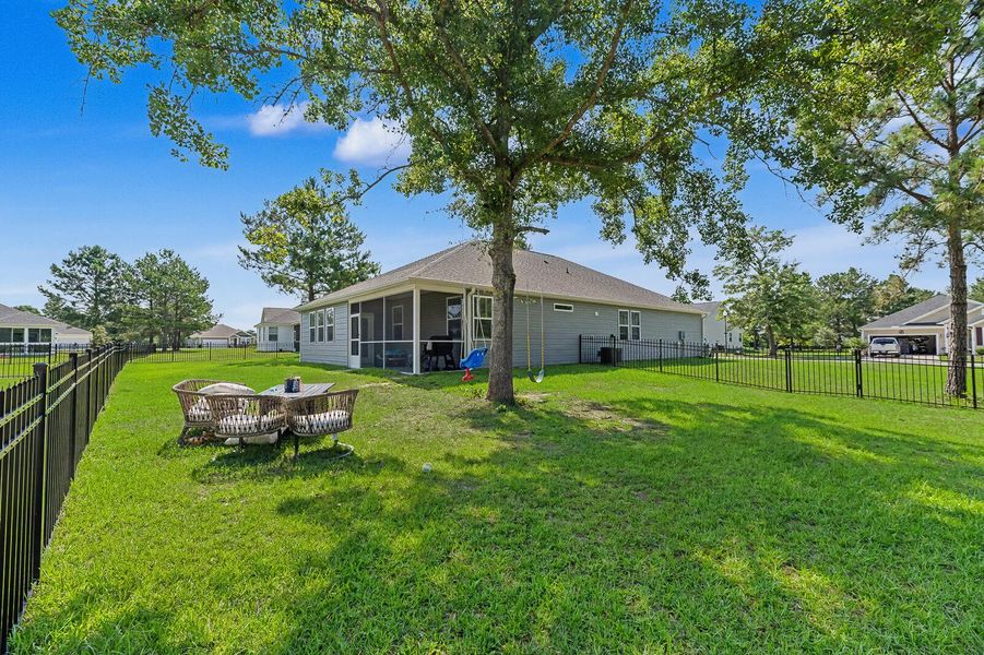 Exterior details and patio area of a home in , Manning (Image 22).