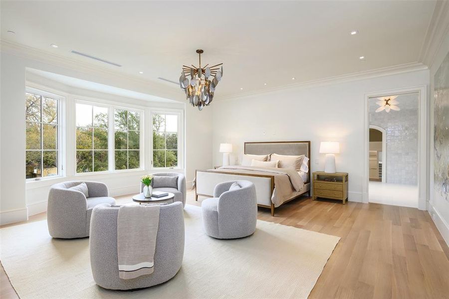 Furnished interior view inside a new home in , Highland Park (Image 16).