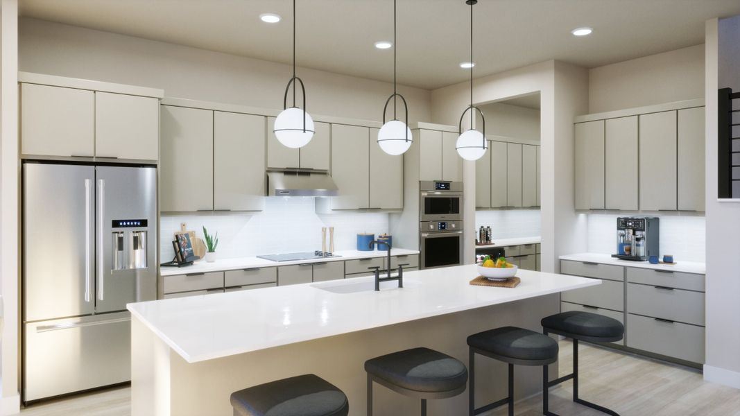 Representative furnished interior of a home built from the 5055 by Risewell Homes in Freedom at Anthem, Kyle (Image 4).
