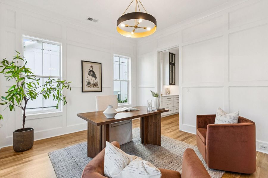 Furnished interior view inside a new home in Riverside at Carolina Park, Mount Pleasant (Image 11).