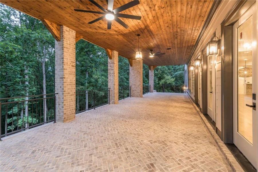 Exterior details and patio area of a home in , Alpharetta (Image 34). Exterior details and patio area of a home in , Alpharetta (Image 34).