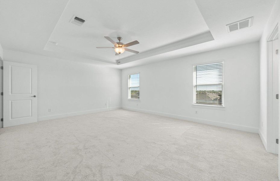 Spacious, unfurnished interior of a new home in Crosswinds, Kyle (Image 19). Spacious, unfurnished interior of a new home in Crosswinds, Kyle (Image 19).