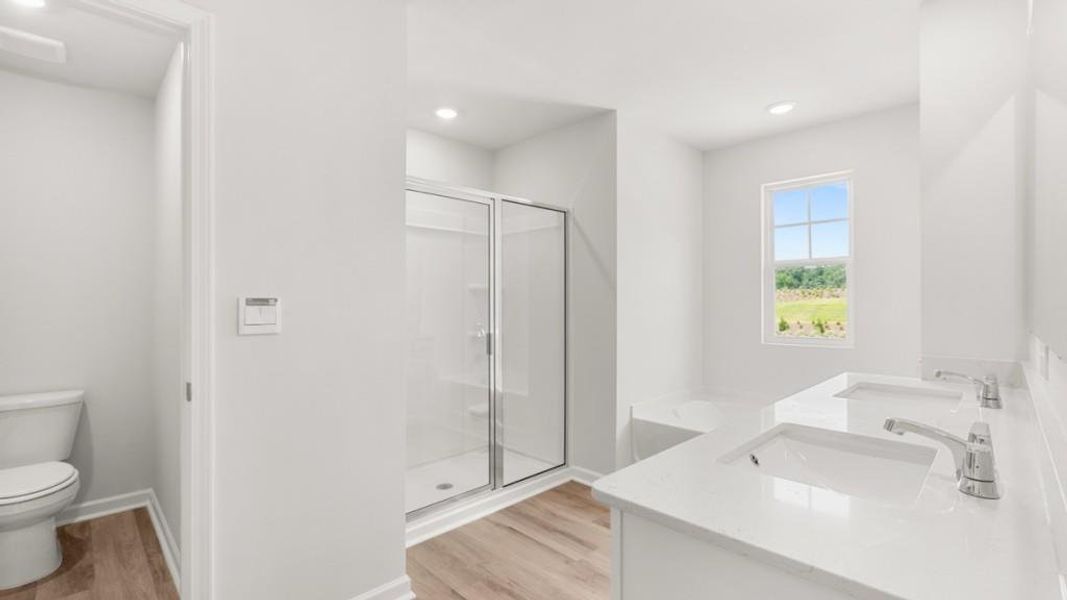 Furnished interior view inside a new home in Liberty Crossing, Braselton (Image 7).