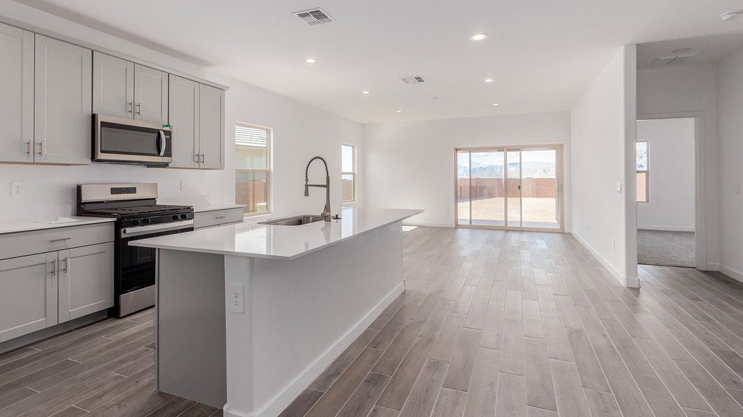 Representative furnished interior of a home built from the River by D.R. Horton in The Oasis at Rocking K, Vail (Image 4).