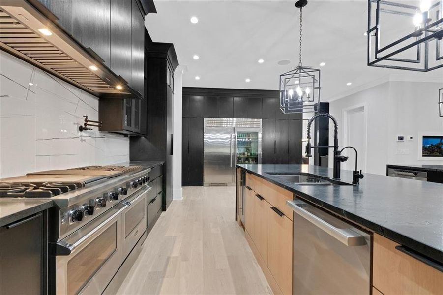 Furnished interior view inside a new home in , Roswell (Image 11).