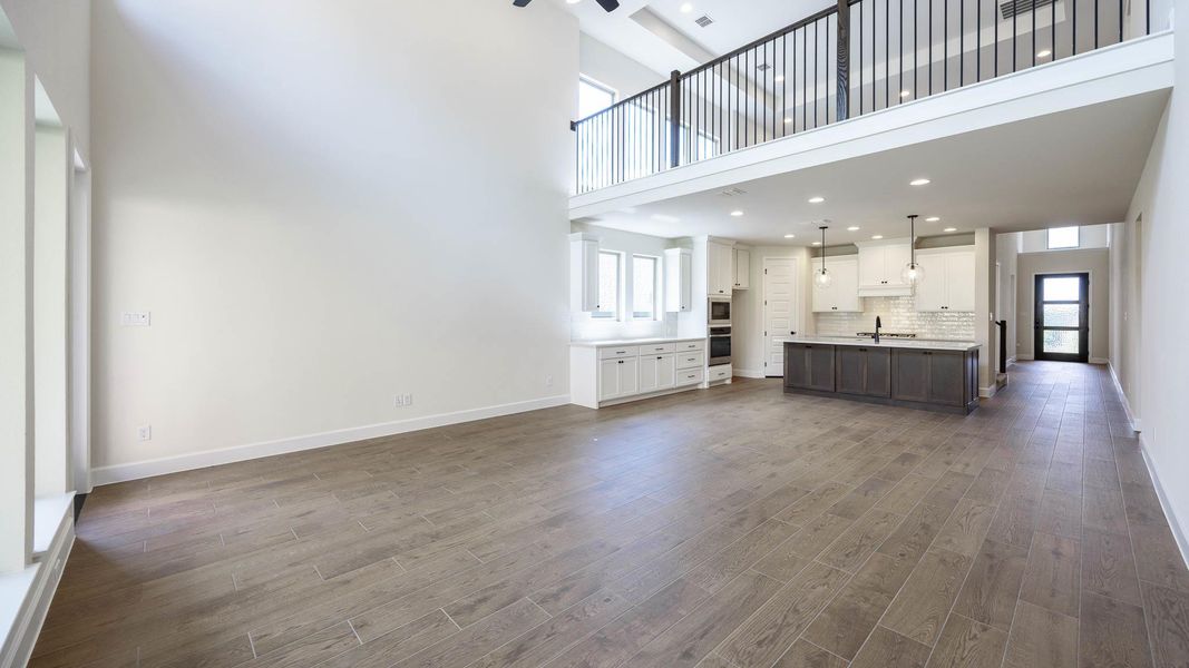 Spacious, unfurnished interior of a new home in Santa Rita Ranch - Eldorado, Liberty Hill (Image 12). Spacious, unfurnished interior of a new home in Santa Rita Ranch - Eldorado, Liberty Hill (Image 12).
