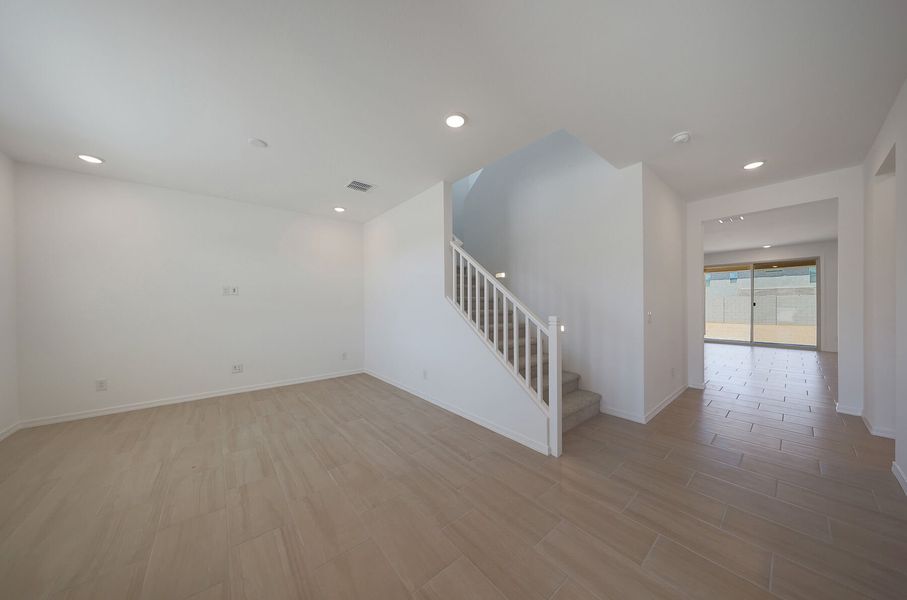 Spacious, unfurnished interior of a new home in Pinnacle at San Tan Heights, San Tan Valley (Image 11). Spacious, unfurnished interior of a new home in Pinnacle at San Tan Heights, San Tan Valley (Image 11).
