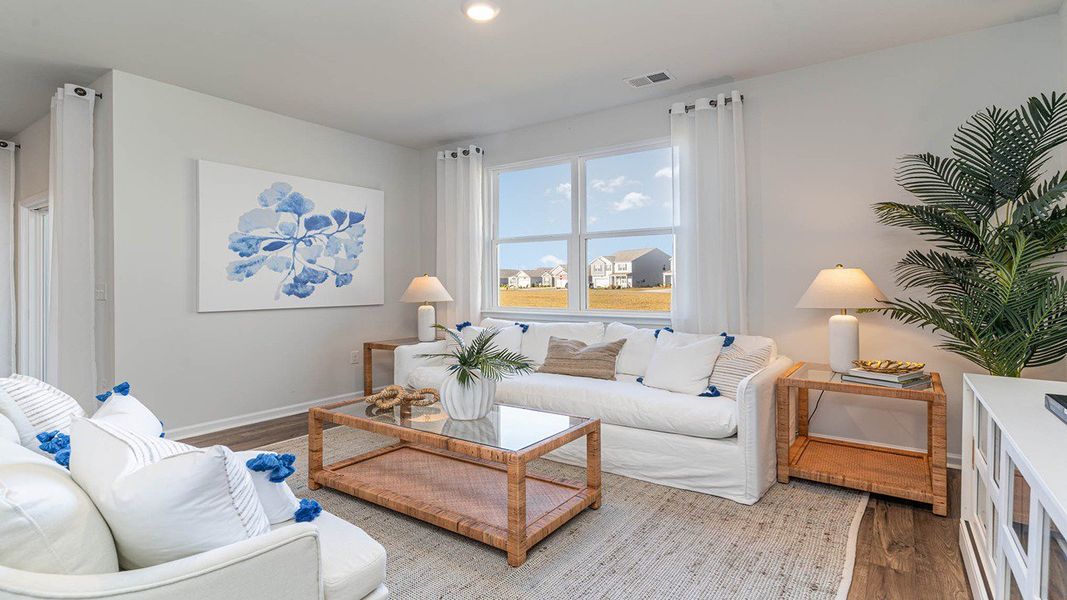 Representative furnished interior of a home built from the CALI by D.R. Horton in Harper Meadows, Loris (Image 25).