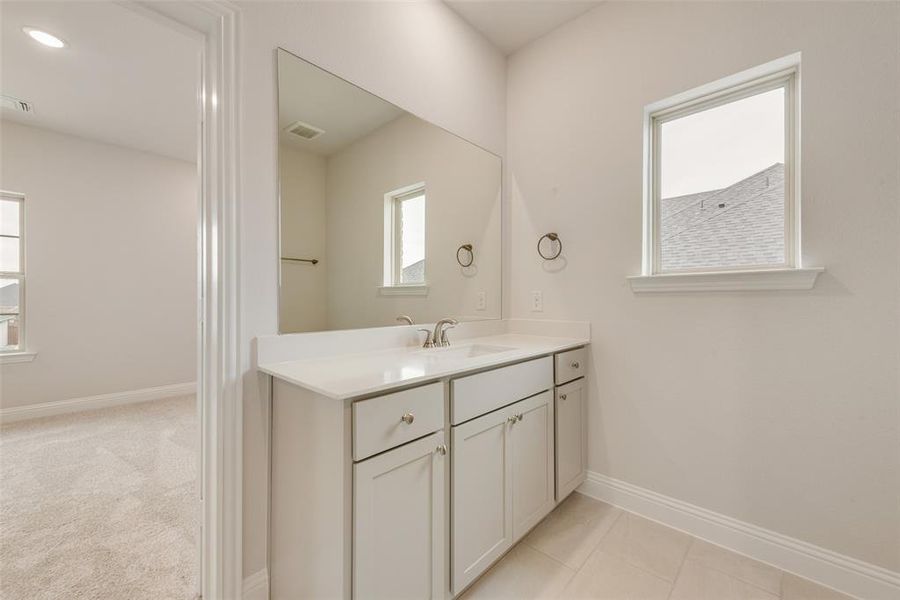 Furnished interior view inside a new home in Sutton Fields, Celina (Image 14).