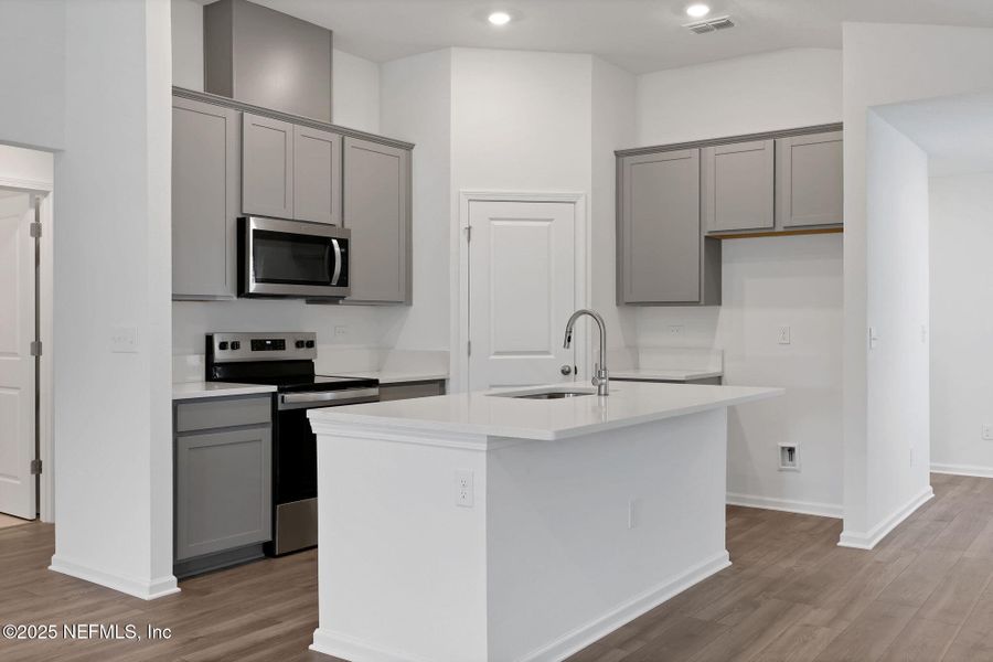 Furnished interior view inside a new home in Bellbrooke, Jacksonville (Image 3).