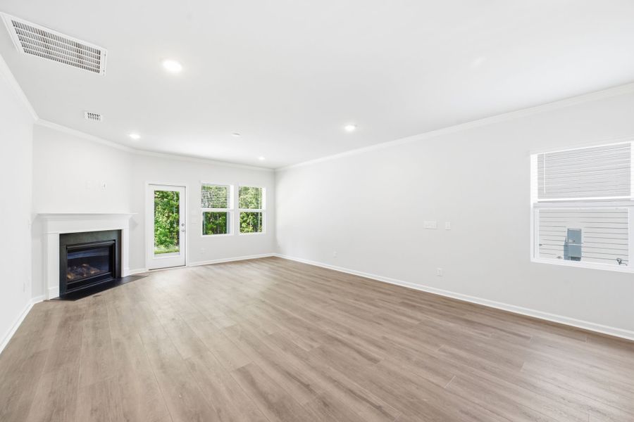 Spacious, unfurnished interior of a new home in Carriage Estates, Lexington (Image 35). Spacious, unfurnished interior of a new home in Carriage Estates, Lexington (Image 35).