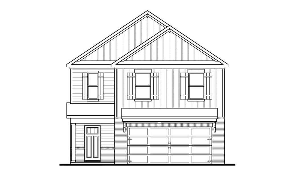 Representative rendering of the exterior for the Edmon by D.R. Horton (Image 1). Representative rendering of the exterior for the Edmon by D.R. Horton (Image 1).