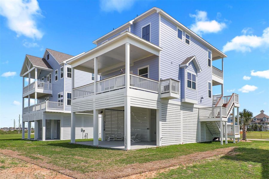 A final look at Playa de Cielo showcases its modern coastal design, expansive balconies, and unbeatable location within the exclusive Pointe West community.