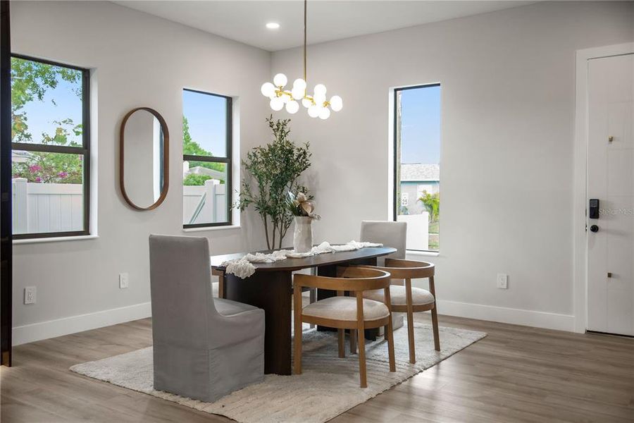 Furnished interior view inside a new home in , Tampa (Image 16).