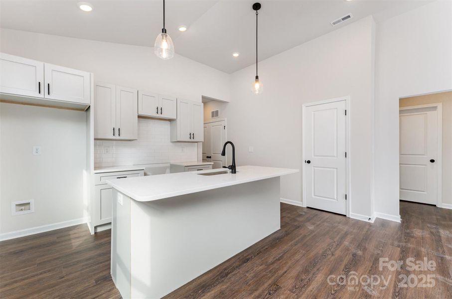 Furnished interior view inside a new home in , Lowell (Image 6). Furnished interior view inside a new home in , Lowell (Image 6).