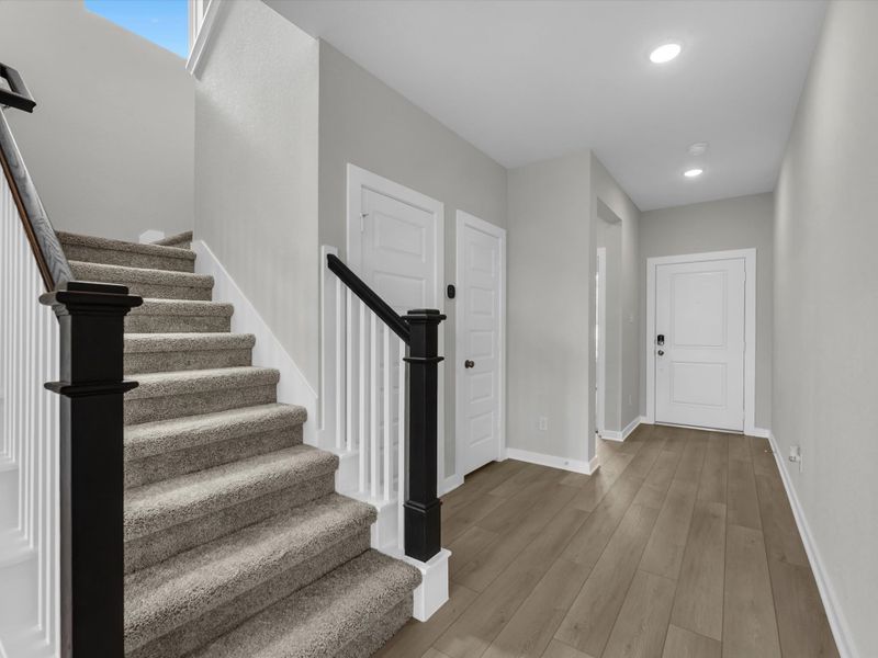 Spacious, unfurnished interior of a new home in Mason Woods, Cypress (Image 11). Spacious, unfurnished interior of a new home in Mason Woods, Cypress (Image 11).