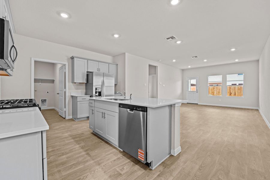 Furnished interior view inside a new home in Whisper South, San Marcos (Image 11). Furnished interior view inside a new home in Whisper South, San Marcos (Image 11).