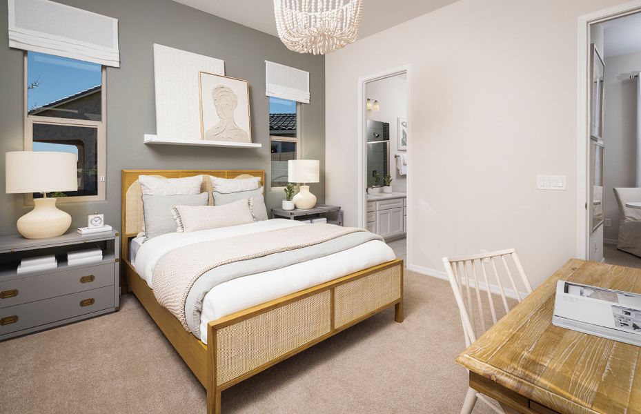 Furnished interior view inside a new home in Harvest - Enchantment Series, Queen Creek (Image 5).