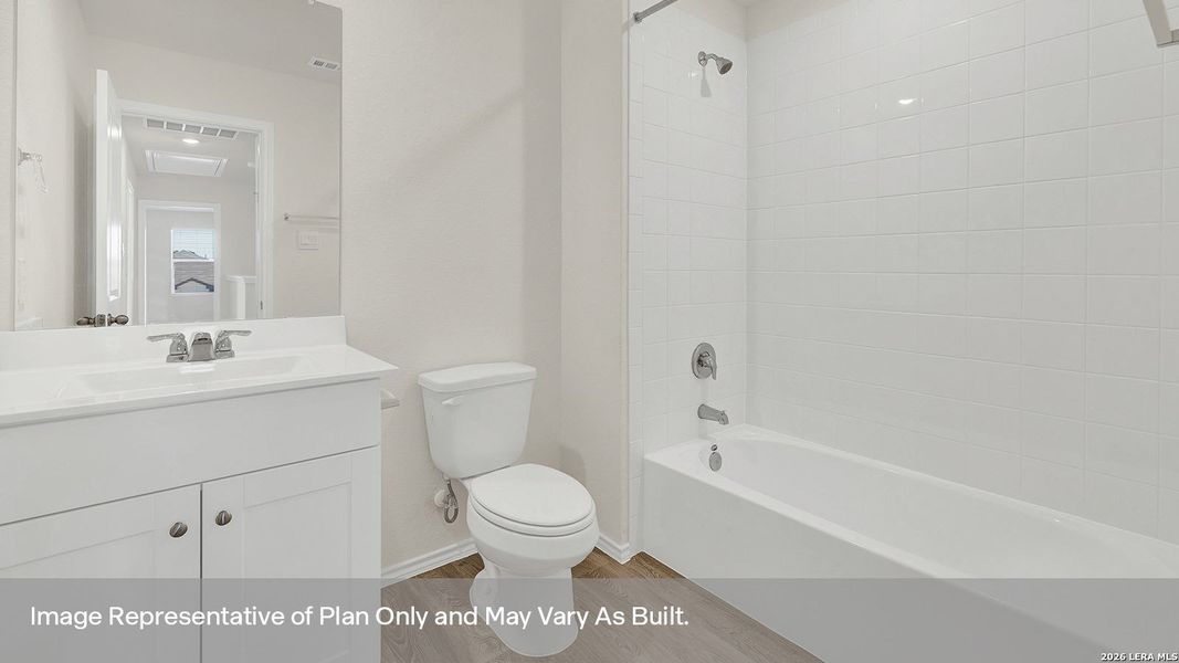 Furnished interior view inside a new home in Lantana, Lockhart (Image 6).