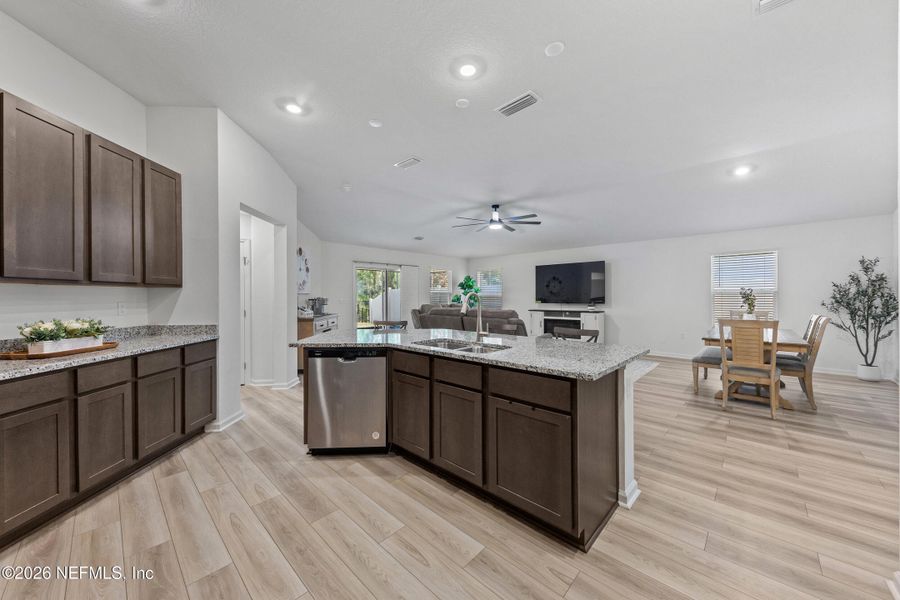 Furnished interior view inside a new home in Copper Ridge, Jacksonville (Image 39).