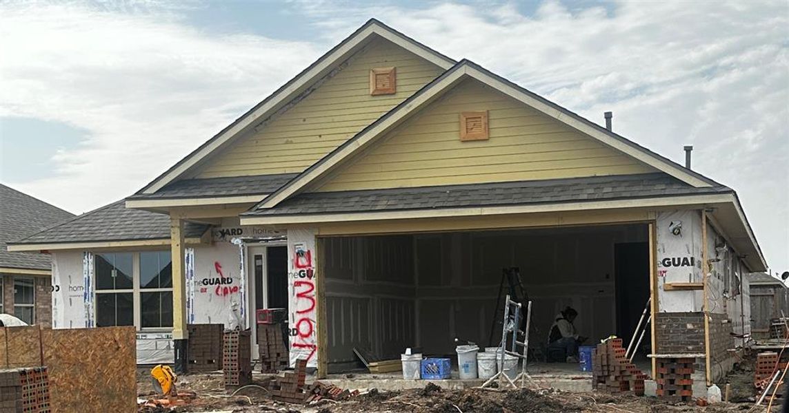 In-progress construction of a new home in Cobblestone, Texas City, TX (Image 15).