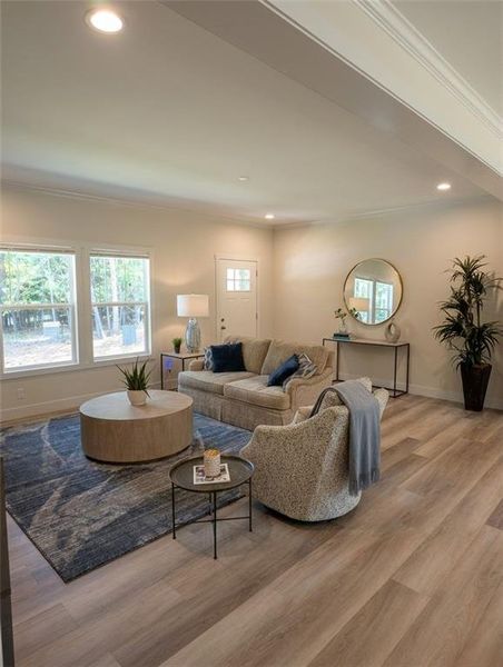 Furnished interior view inside a new home in , Gainesville (Image 4).
