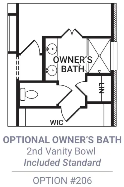 2nd Sink in Owners Bath