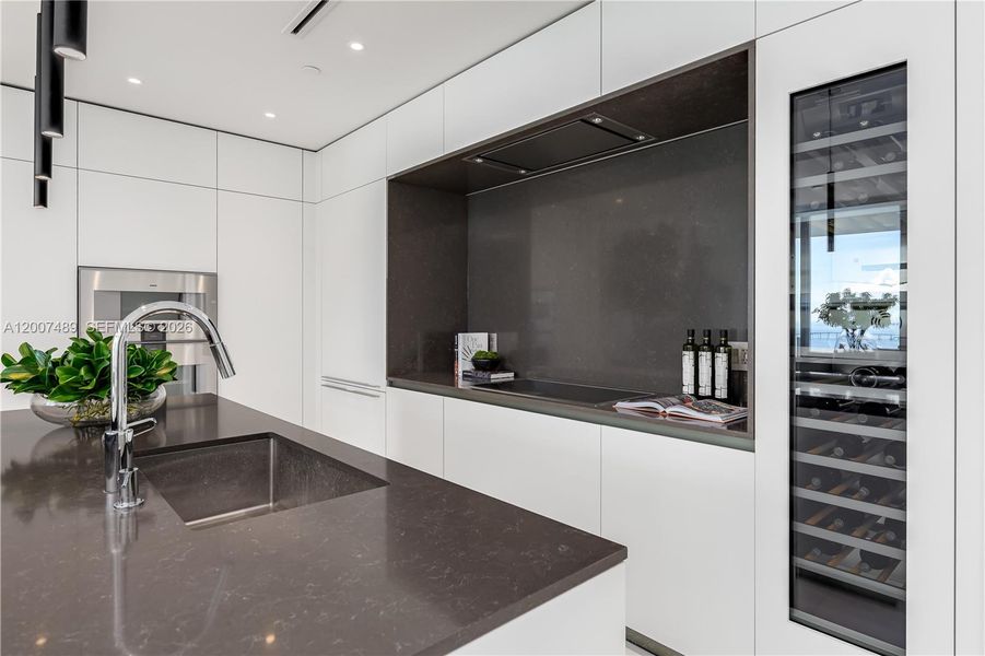 Furnished interior view inside a new home in Aston Martin Residences, Miami (Image 48).
