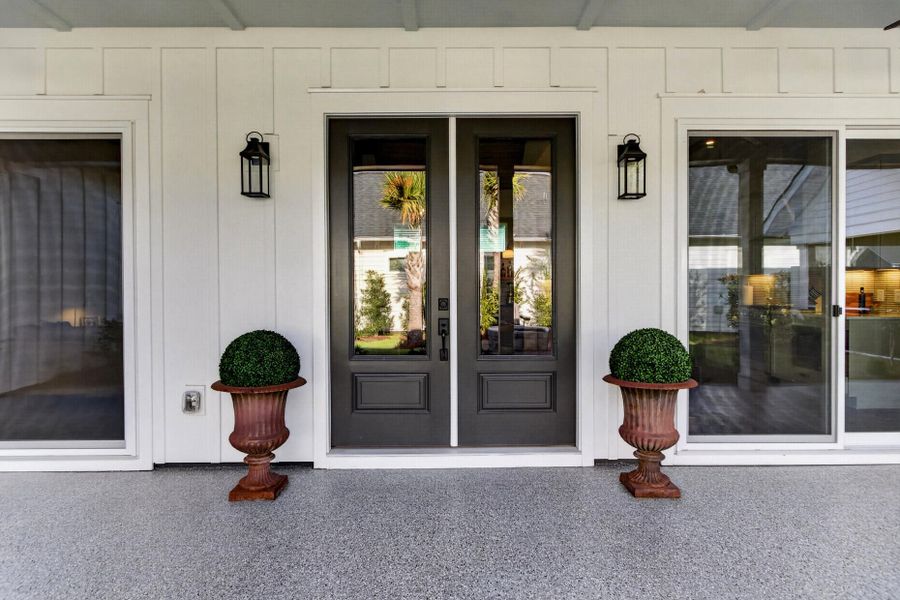 Exterior details and patio area of a home in , Summerville (Image 43). Exterior details and patio area of a home in , Summerville (Image 43).