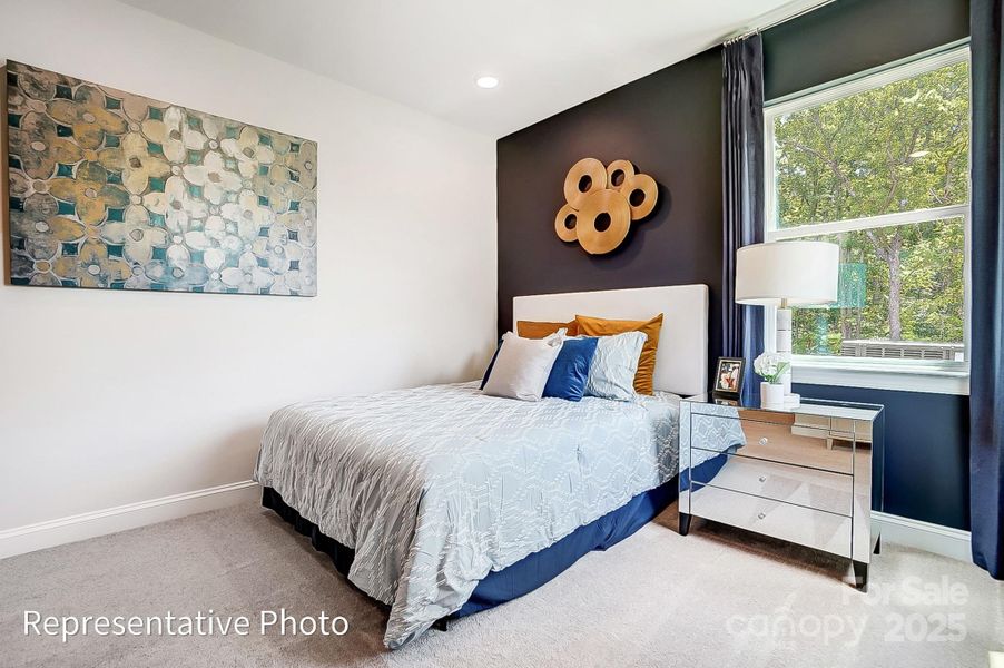 Furnished interior view inside a new home in Grier Meadows, Charlotte (Image 6). Furnished interior view inside a new home in Grier Meadows, Charlotte (Image 6).