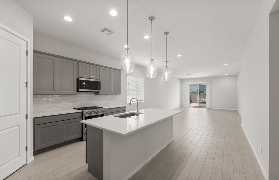 Furnished interior view inside a new home in Regent Hills - Meadow Series, Buckeye (Image 9). Furnished interior view inside a new home in Regent Hills - Meadow Series, Buckeye (Image 9).