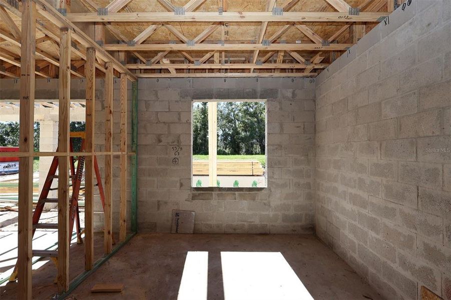 In-progress construction of a new home in Eden at Crossprairie, St. Cloud, FL (Image 17).
