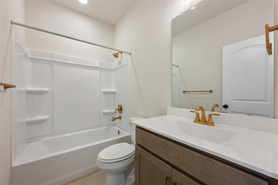 Furnished interior view inside a new home in Cannon Ranch, Dripping Springs (Image 6).