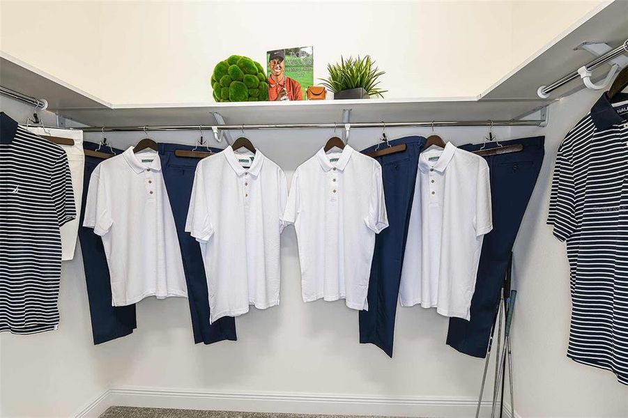 photos are of the model home and not actual home