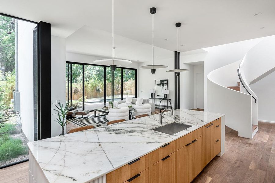 Furnished interior view inside a new home in , Austin (Image 15).