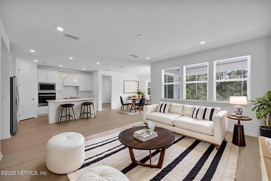 Furnished interior view inside a new home in Bradley Creek, Green Cove Springs (Image 16). Furnished interior view inside a new home in Bradley Creek, Green Cove Springs (Image 16).