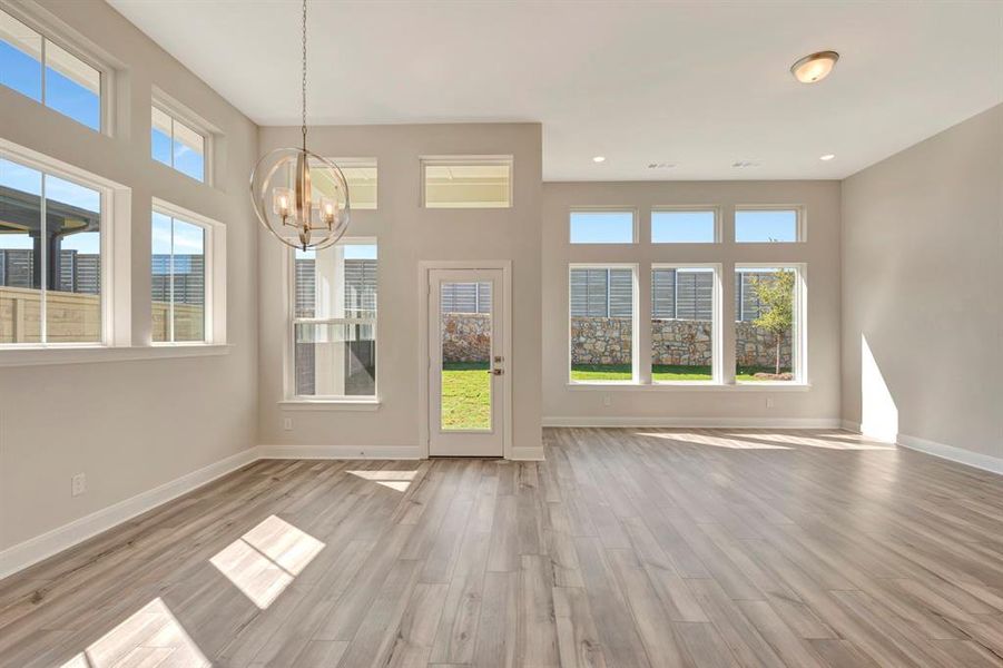 Spacious, unfurnished interior of a new home in Treeline, Justin (Image 19).