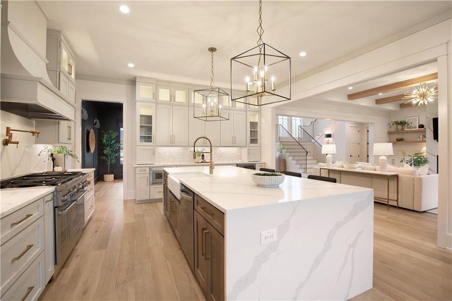 Furnished interior view inside a new home in , Alpharetta (Image 46). Furnished interior view inside a new home in , Alpharetta (Image 46).