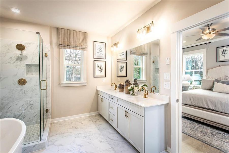 Furnished interior view inside a new home in , Roswell (Image 16). Furnished interior view inside a new home in , Roswell (Image 16).