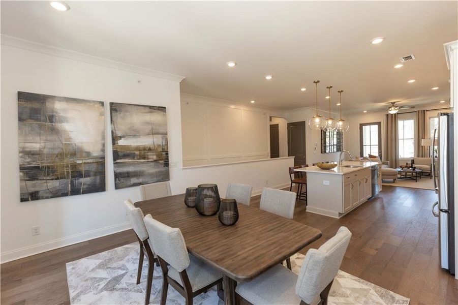 Furnished interior view inside a new home in Waterside Condos, Peachtree Corners (Image 16).