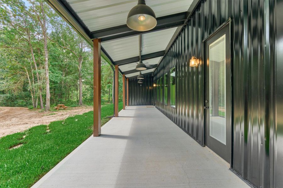 Access the patio from the living area or primary bedroom and enjoy the peace and quiet and serenity this property offers