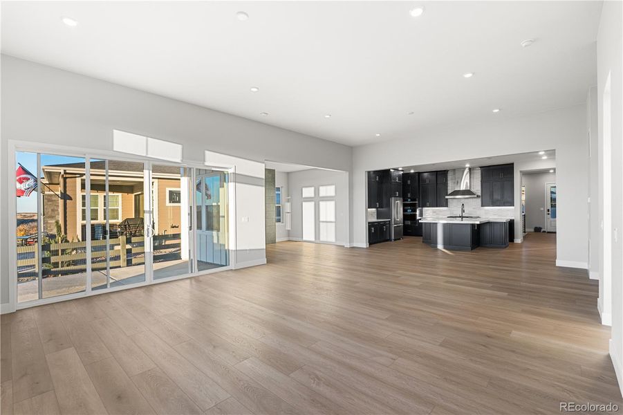 Spacious, unfurnished interior of a new home in Retreat at The Canyons, Castle Pines (Image 22).