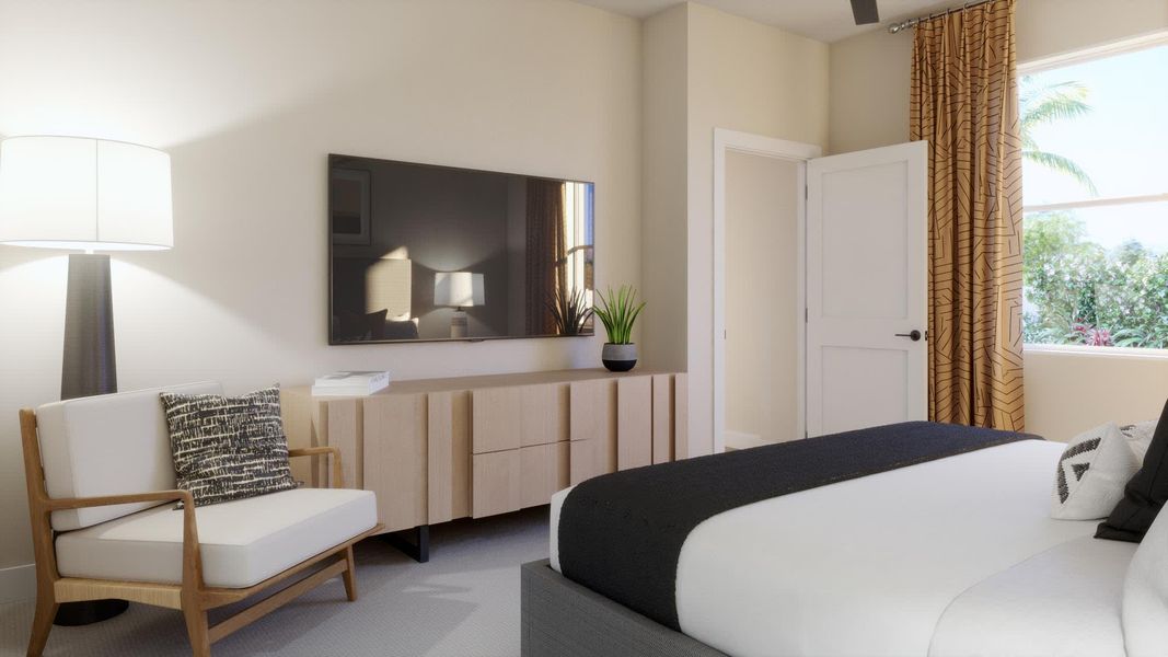 Primary Bedroom | Haven | Marion Ridge | New Homes in Haines City, FL | Landsea Homes