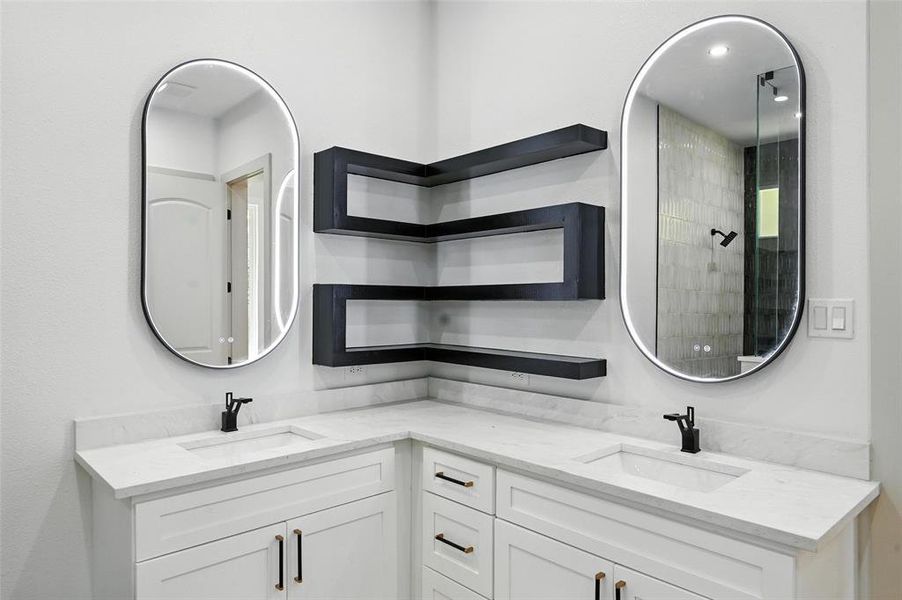 Bathroom with double vanity Bathroom with double vanity