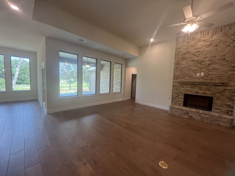 Representative unfurnished interior of a home built from the Nolan by Cheldan Homes in Arbor Oaks, Boyd (Image 7).