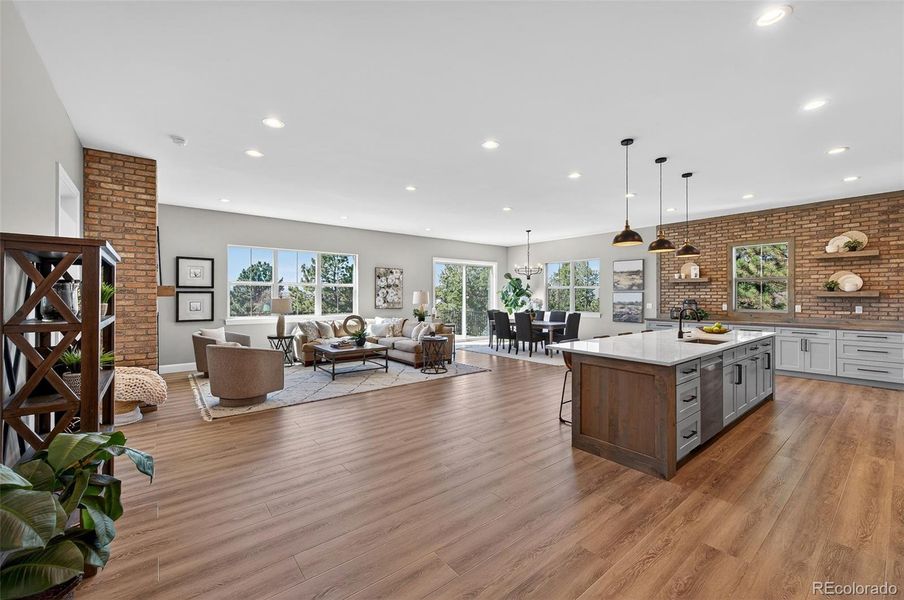Furnished interior view inside a new home in , Parker (Image 29).
