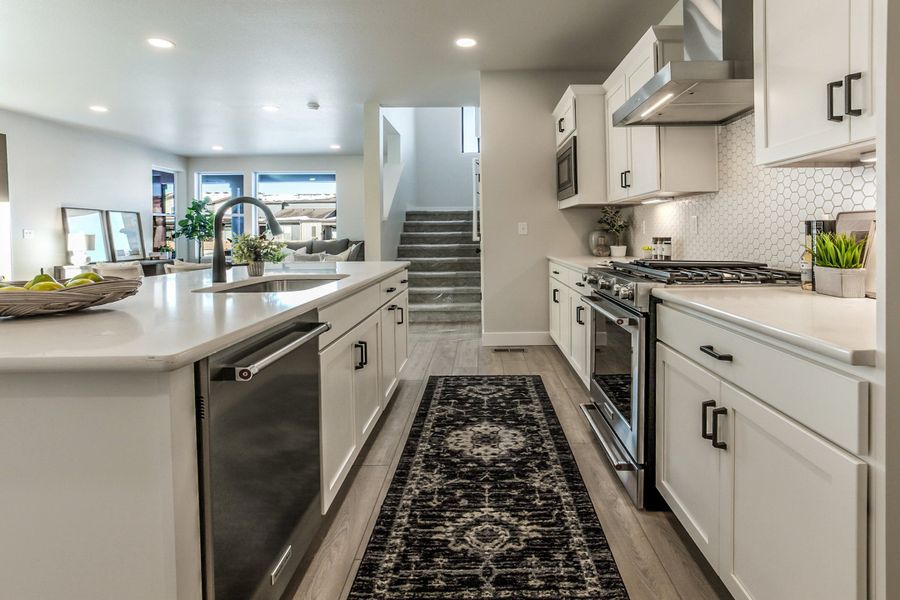 Representative furnished interior of a home built from the Tesla by Hartford Homes in Trailside, Timnath (Image 30).